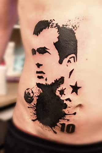Recouvrement tatouage Zidane